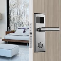 As fechaduras da porta de aço inoxidável do cartão chave do hotel com padrão entalham um encaixe em