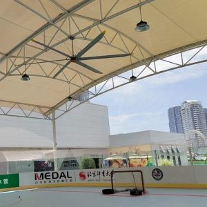 5.0m 16FT HVLS потолочный вентилятор Вентилятор с электрическим переменным давлением