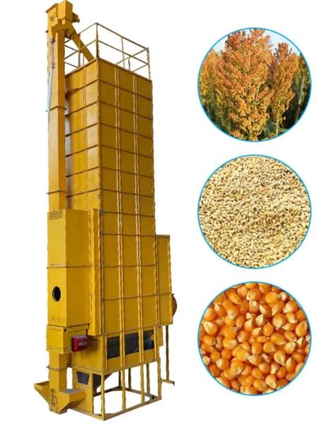 15 Tons Model Batch Type Wheat Dryer Machine Supplier Within Perforated Sheet