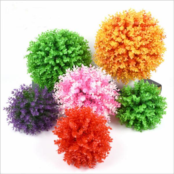 Пластиковые шарики цветка фигурной стрижки кустов 1ft до 1.4ft искусственные