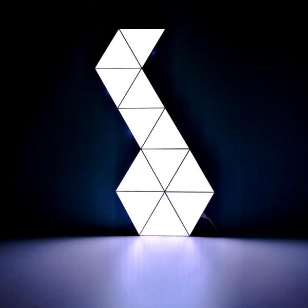 Smart Wifi Control LED Holiday Lights RGB Smart Triangle LED Light Panel For Living Room