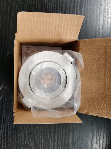 240V 7W Recessed LED Down Light PBT Aluminum White Down Light