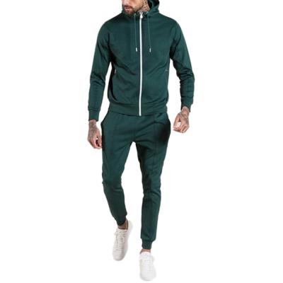 Os homens dos fato de esporte do Sportswear do algodão do inverno suaram respirável apto magro das calças