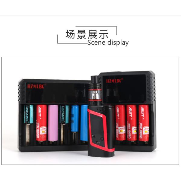 Portable 18350 Battery Charger , 26650 Battery Charger For Vapor Cigarette