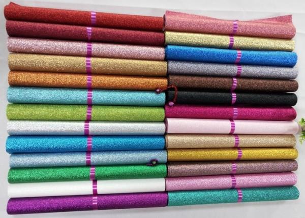 Useful Fancy Leather Multi Coloured Glitter Fabric PU Leather KTV Bars Wallpaper