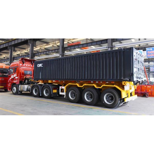 42 Foot 60 Ton Tri Axle Chassis JOST Tipper Semi Trailer