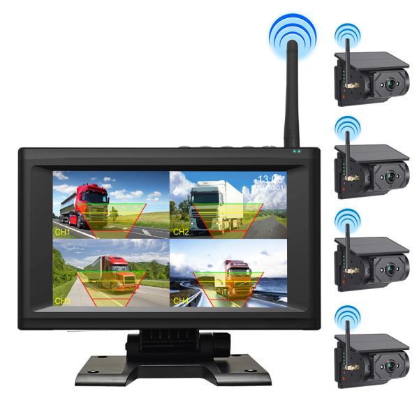 Solar Powered WiFi Backup Security System Waterproof CCD Image Sensor Dash Cam