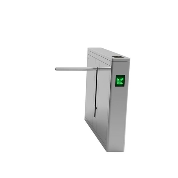 IP54 BLDC Motor Drop Arm Turnstile Biometric Access Control Gate with 30 Persons/Min Capacity
