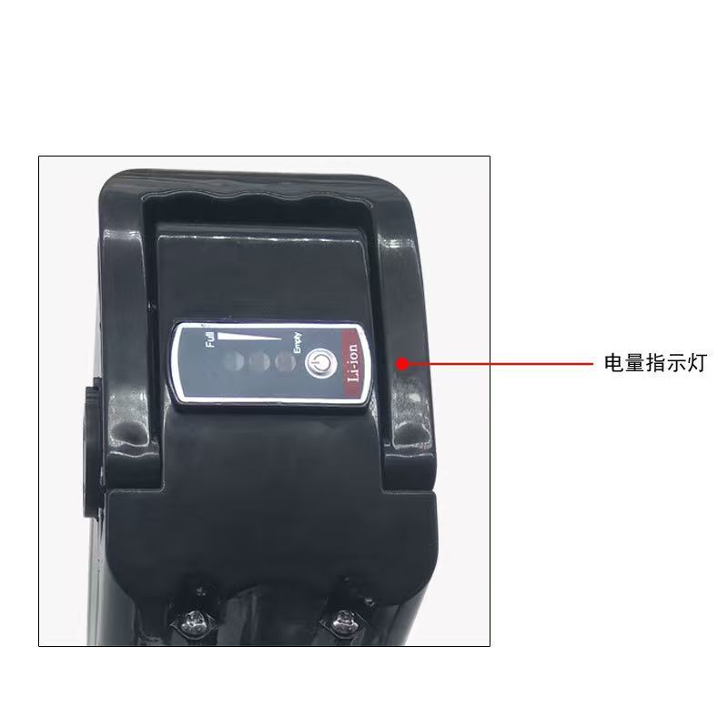 YIMA 48V 12Ah 15Ah Silver Fish Lithium Ebike Battery with Key Lock