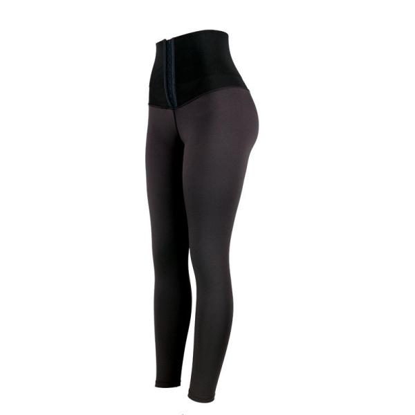 Hook Girdle Waist Trainer Leggings High Waisted Leggings With Tummy Control