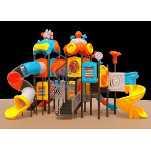 Public Outdoor Playground Equipment 7x6.5m For Commercial Use