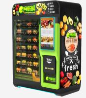 Máquina de venda automática de frutas frescas legumes saladas máquina de venda comercial inteligente de gabinete único