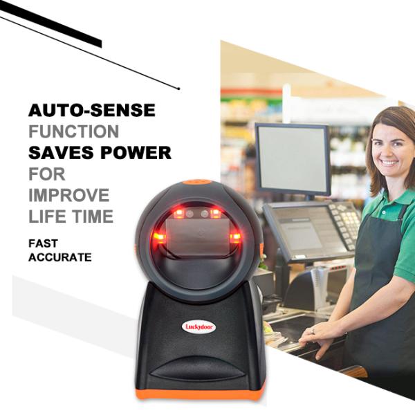 30FPS/S Superfast Supermarket Presentation Barcode Scanner 1D 2D QR
