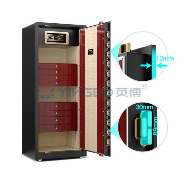 Smart Double Alarm Solid Steel Jewellery Safe avec tiroirs / Jewellery Safe pour la maison