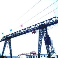 A3 guindaste de pórtico elétrico modelo de trabalho do dever 15tons MH Trussed Single Beam