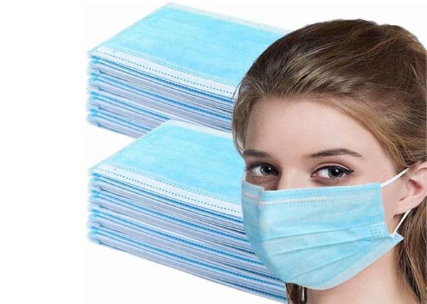 Skin Friendly Disposable Medical Face Mask Hygiene Face Mask Fluid Repellent