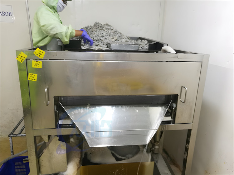 Stainless Steel 304 Shrimp Cleaning Machine 380v 50Hz Shrimp Waste Separator