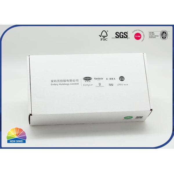 Логотип коробки отправителя Kraft зеленого цвета 250 Gsm бумажный рифленый подгонял