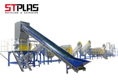 PE plástico do OEM PP que lava reciclando a garrafa da máquina que esmaga a linha de secagem de lavagem