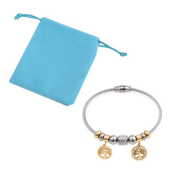 Niche brand luxury style Stainless steel bracelets P word brand desgin wristband
