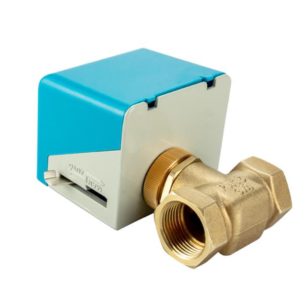 2 Way Thermostatic Temperature Control Room Heating/cooling Water Ball Valve With Electric Actuator