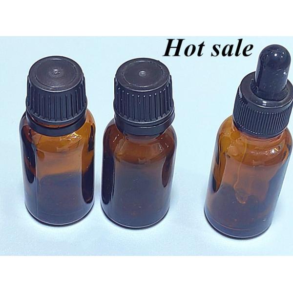 Hot Sale Empty Luxury Amber Brown 10ml 15ml 20ml 30ml 50ml 60ml Glass Essential Oil Bottle for Serum Package