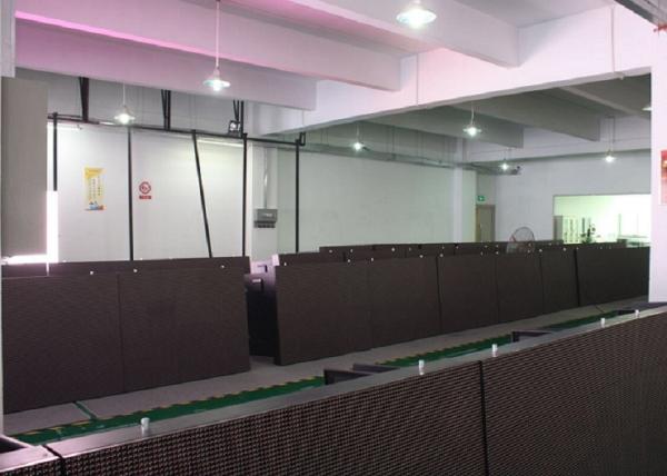 Grandes telas de exposição P16 de anúncio conduzidas exteriores com armário de aço