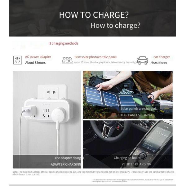 Мобильный генератор 110 В портативное наружное аварийное питание 500 Вт