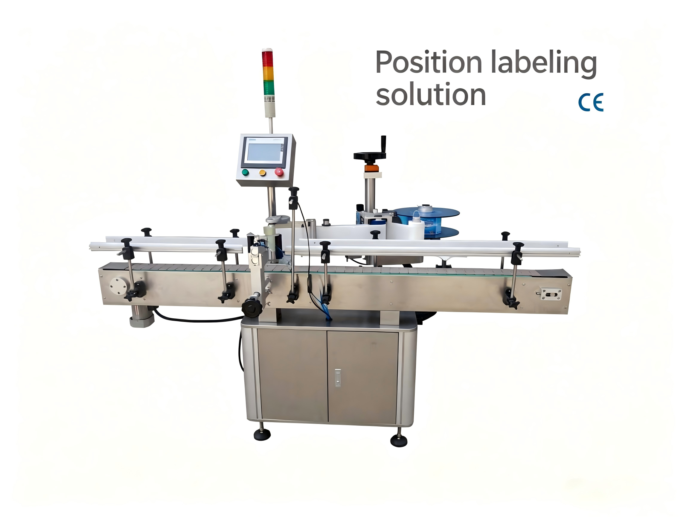 Nutrition Industry Turnkey Labeling Solution Station SUS304 20 - 40 Bottles/Min CE
