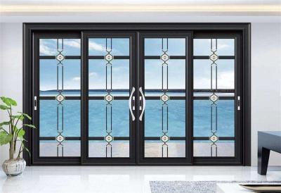 Dust Resistant Aluminium Frame Glass Door For Office Conference Room Balcony