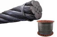 Forage de pétrole de la corde api 9A FC/IWRC de fil d'acier de 6×19 Ungalvanized