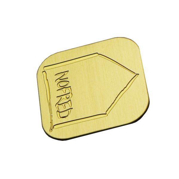 Custom Copper Name Plates Wear Resistant Etched Metal Nameplate Durable