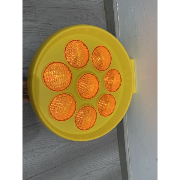 IP65 Waterproof Solar Powered Sunflower Shape Solar Warning Light Traffic Warning Light for Road Safety