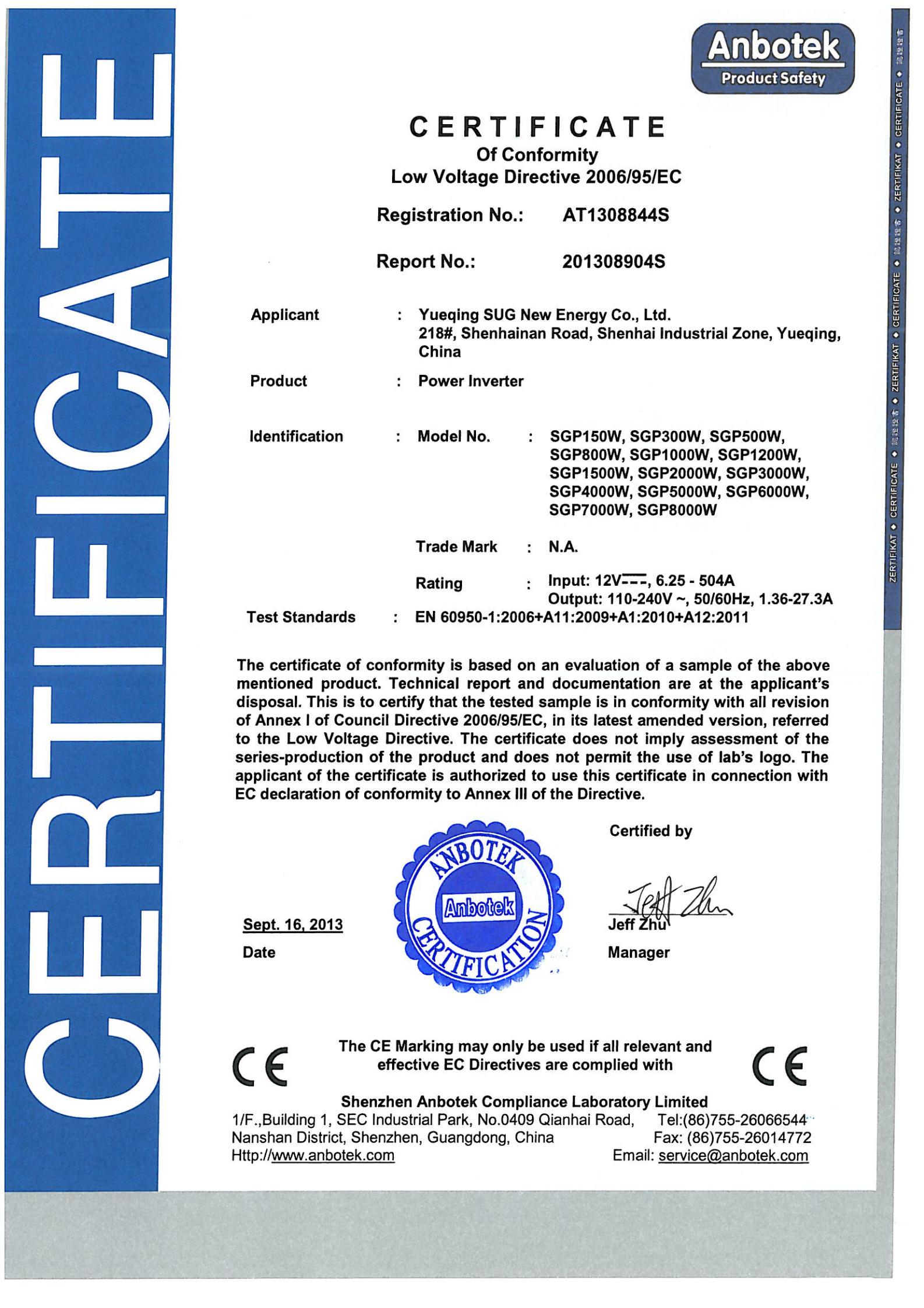 Инвертор солнечной энергии 3KW ETL высокочастотный