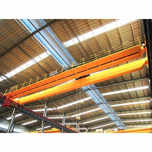 LH Model Double Girder Overhead Crane 3 - 32 ton Capacity With Electric Hoist 31.5 m