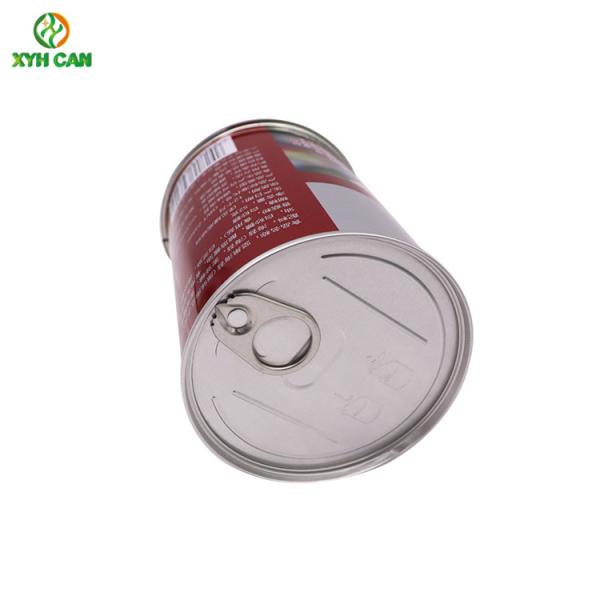 Round Metal  Food Tin Can Custom Printed Tin Containers For Snack Seeweed