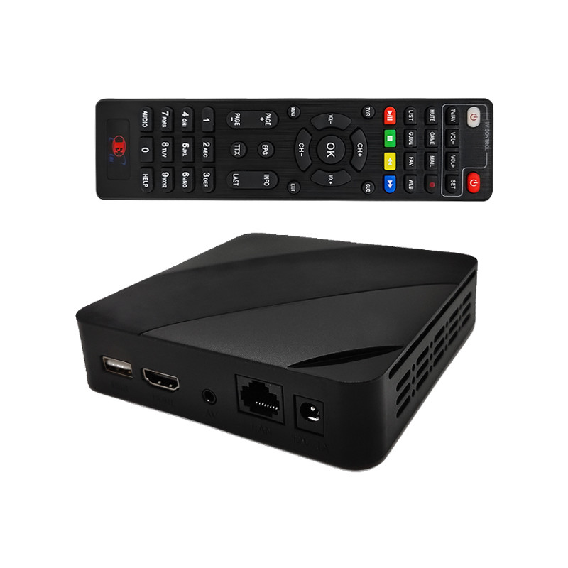 Подгоняйте игрока Wifi Iptv порта Lan дешифратора коробки HEVC Линукса IPTV