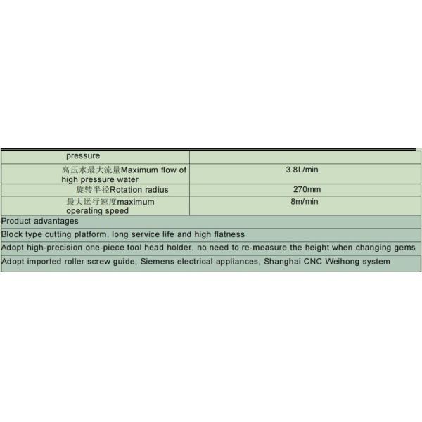 Foshan Star 3 Axis 2 головы Водяная струя резач Металлическая водяная струя режущая машина с 1