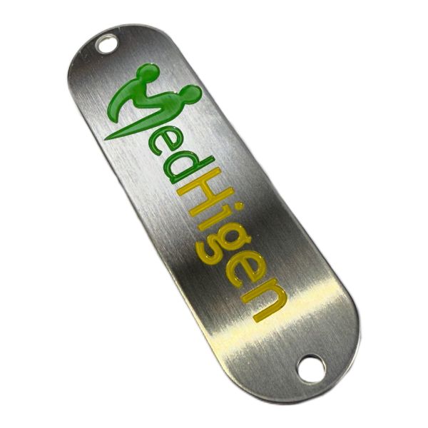 Brushed Etched Metal Name Plates Customized ted Name Plate For Commercial Field