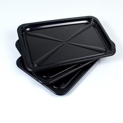 230 X 160 X 20 Mm Black PP Plastic Vacuum Skin Trays Can Be Customized