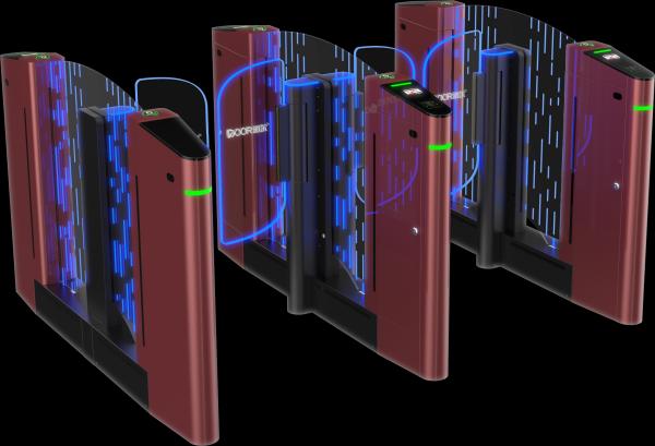 Stainless Steel Speed Gate Turnstile with Face Recognition IC Card