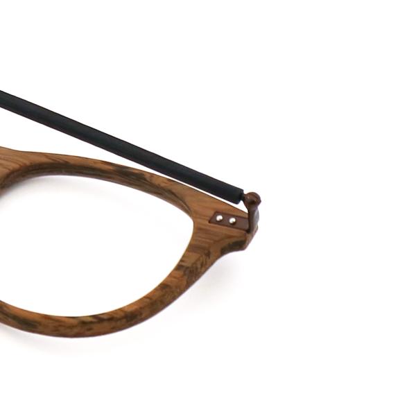 Последние стили Деревянное зерно ацетатные оптические очки Рамка MR 6114