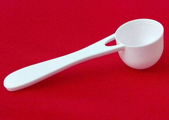 5g measuring spoon for salt, milk power in white color 9 ml