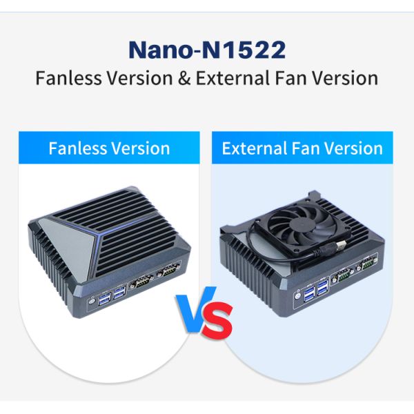 Fanless Industrial Mini PC with Intel N150 Processor Dual Gigabit Ethernet and Zero Noise Cooling