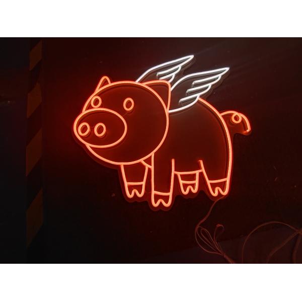 Pig neon sign kids Girls Mencave Halloween lighting pig neon sign