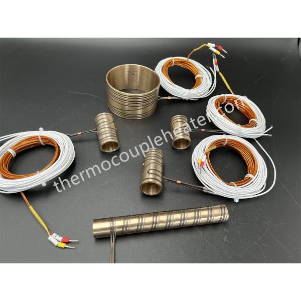 brass Coil Heater with Thermocouple Type J for Hot Runner System