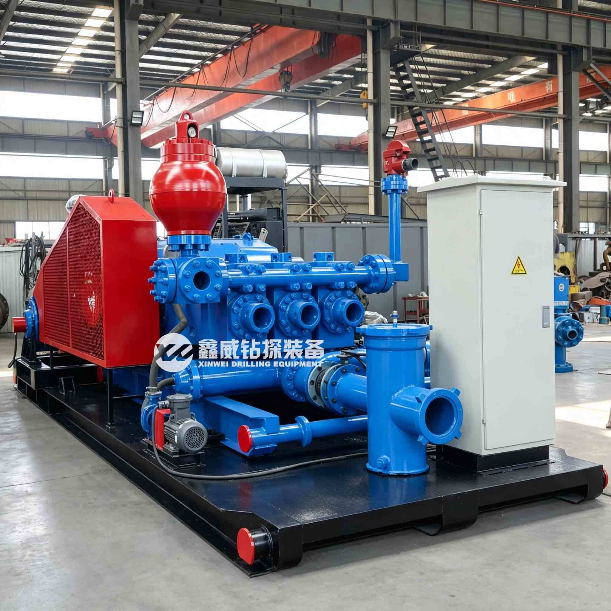 F-500 Cementing Pump Oil Rig Mud Pump 500hp 165SPM Rated Stroke