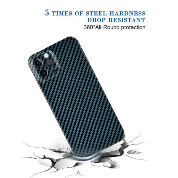 Ультра тонкий лоснистый случай телефона волокна Aramid на iPhone 13, 13 мини, 13 Pro, 13 Pro Макс