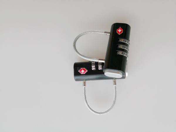 Black TSA 13223  Luggage  3 Number   Lock  Zinc  Alloy   Combination Travel  Bag  Lock  63.2g