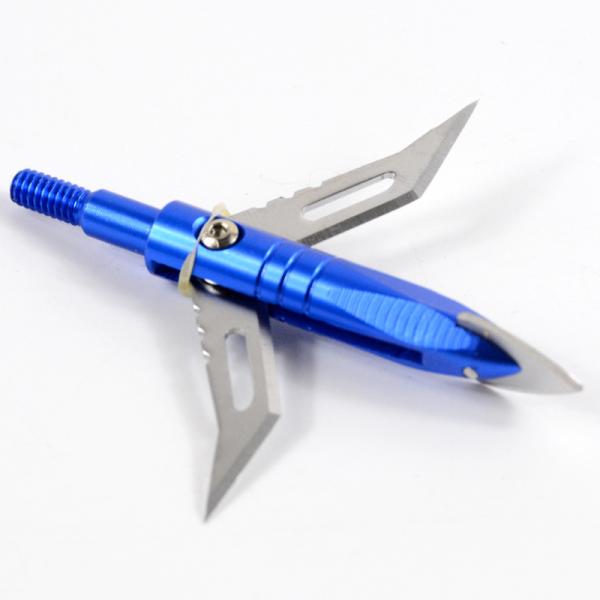 SD4545 Archery Hunting Broadhead with Stainless Steel Arrow Heads and Blades 100grain